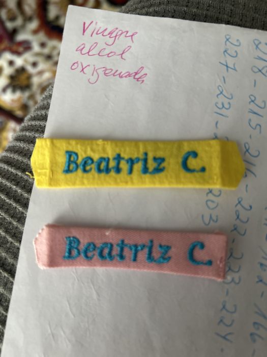 Nomes Bordados escolas