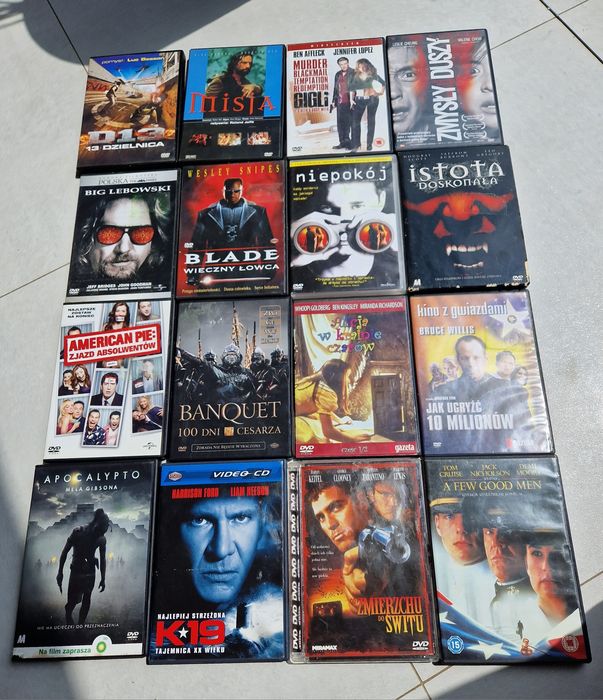Filmy DVD  pojedyńczo  lub w zestawie
