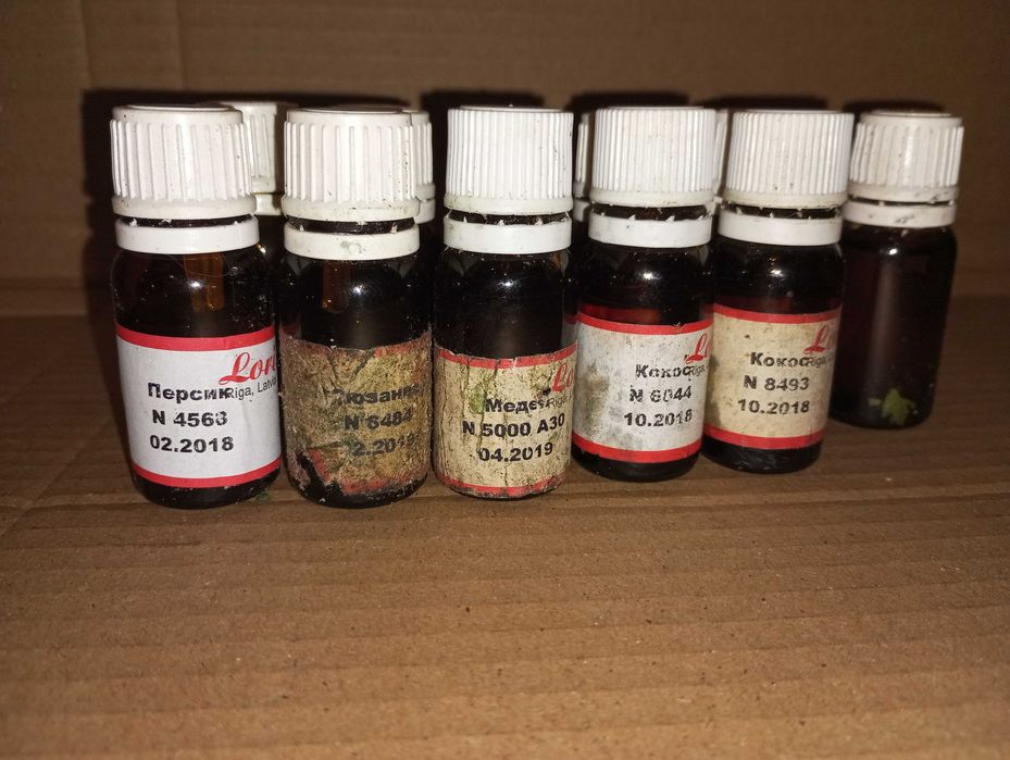 Масло ароматическое отдушки Lori Латвия 16 шт одним лотом