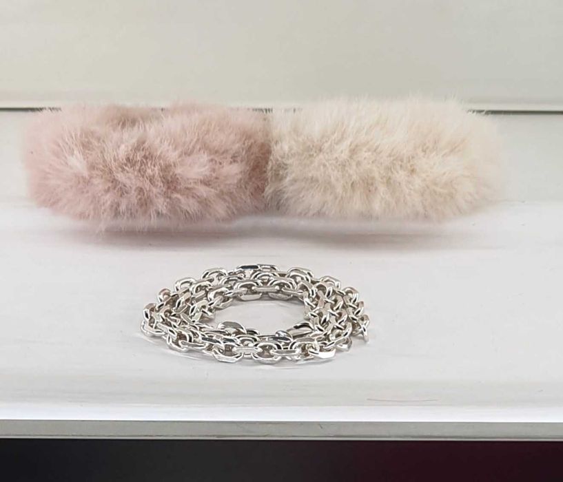 Srebrny łańcuszek Ankier 36g pr. 925