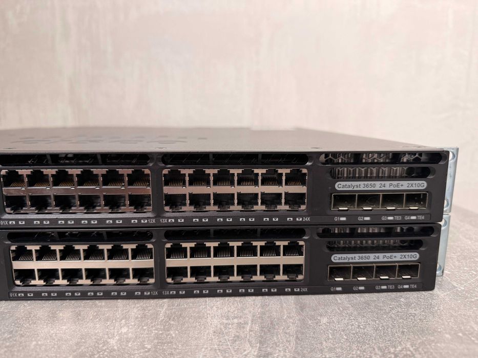 SFP+ POE+ Комутатори Cisco Catalyst WS-C3650-24PD-S гот/безгот розрахунок