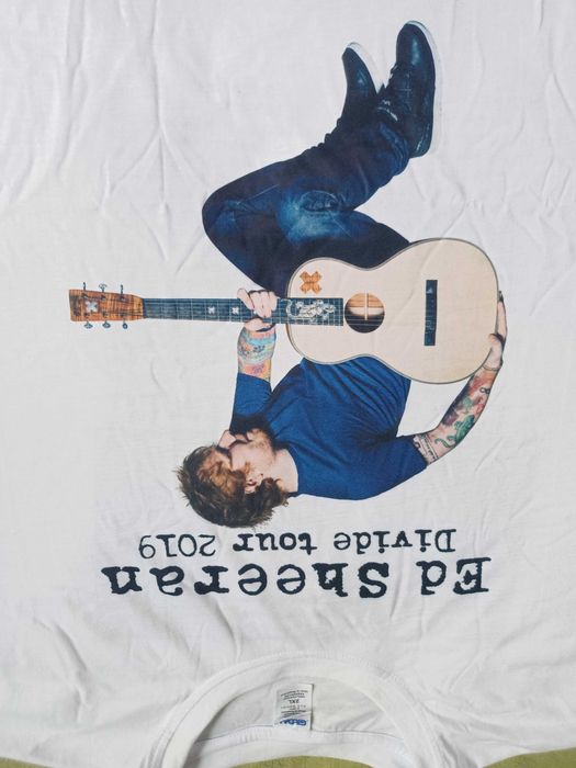 Ed Sheeran Divide Tour 2019 Koszulka T-shirt XXL 2XL Nowa Unikat !