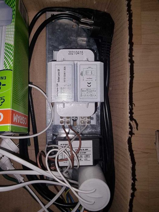 Zestaw do uprawy roślin Namiot 160x80x80, lampy sodowa+CFL, odbłyśnik