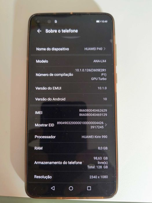 Smartphone Huawei P40