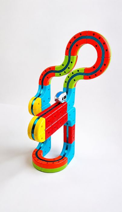 DIY STEM-конструктор Cube Track: Магічний 3D-трек (81 деталь)