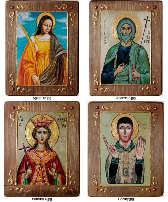 św. Święta Rita  obrazek na desce