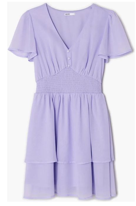 liliowa cienka sukienka firmy cropp rozmiar S stan bdb