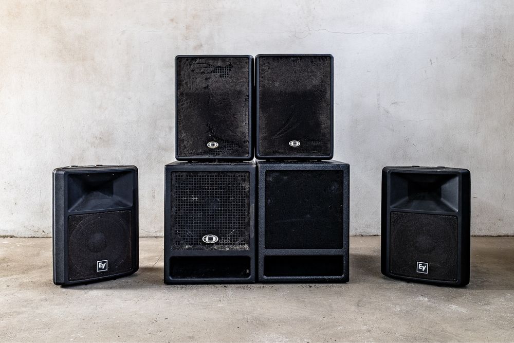 Conjunto PA Profissional – Dynacord D-Lite 2000