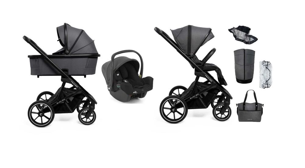 Muuvo 3w1 Slick 2.0 wózek uniwersalny+fotelik samochodowy, opcja 4w1