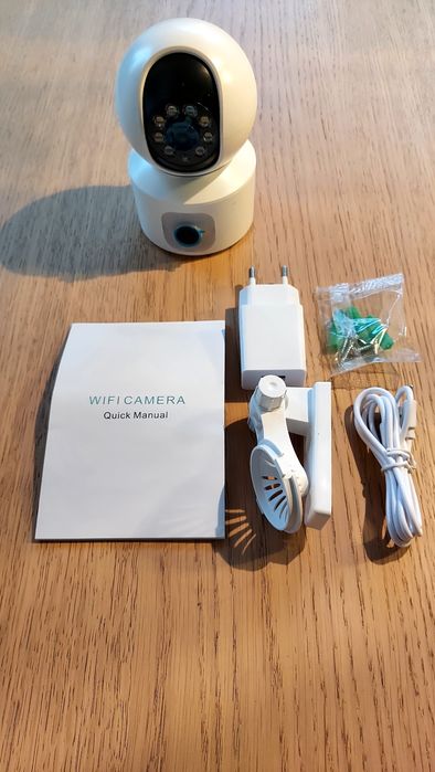 Kamera WiFi 4K 6MP 2xobiektyw Nightvision