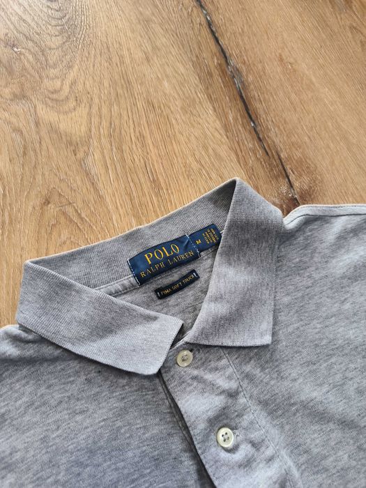 Koszulka Polo Ralph Lauren Szara Logo M