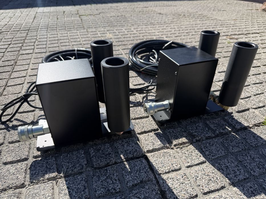2 Canhões fumo CO2 Duplo Dmx