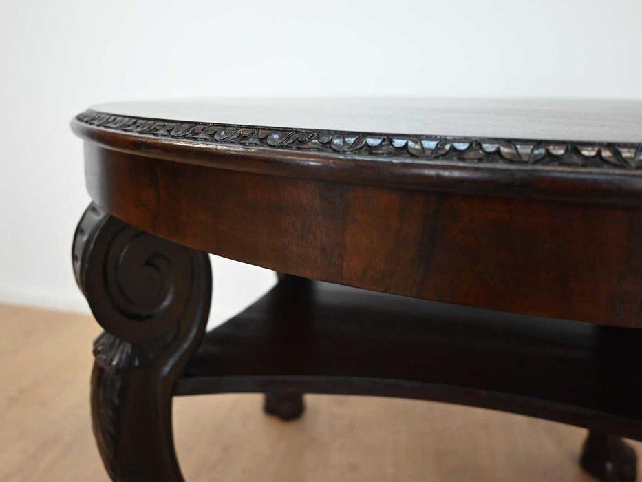 orzechowy stół na lwich łapach 021603