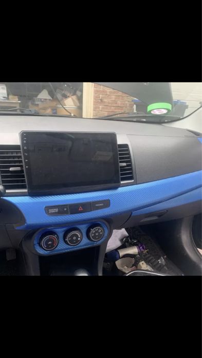 Якісна магнітола CarPlay швидкий процесор Mitsubishi LancerX 10 Лансер