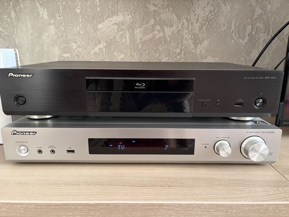 Av-Pioneer vsx-s520d  + Blu‑ray Pioneer bdp-450