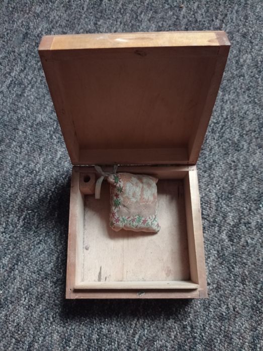 Pudełko drewniane ręcznie malowane