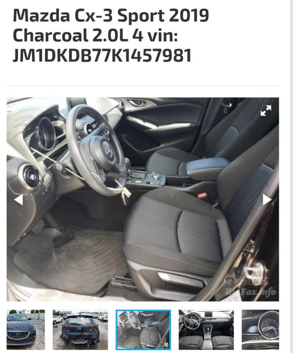 Mazda CX-3 2019 року 2.0 SkyActiv-G АТ