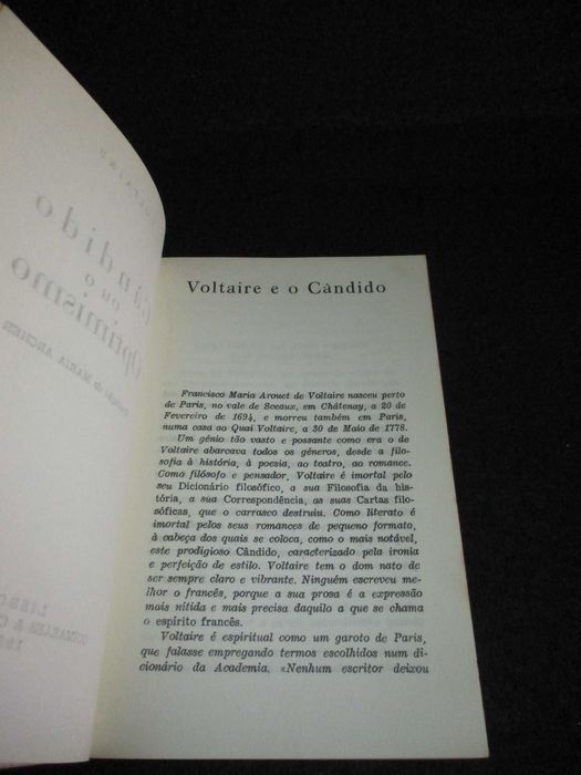 Livro Cândido Voltaire Guimarães