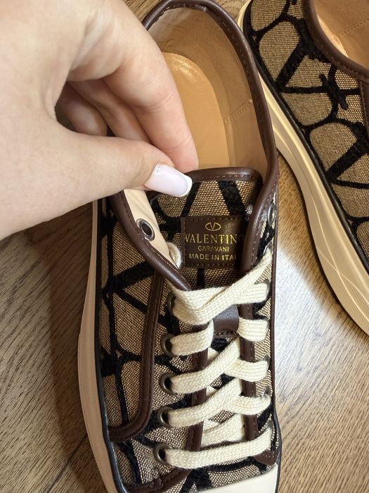 Кеди Valentino в коричневому кольорі