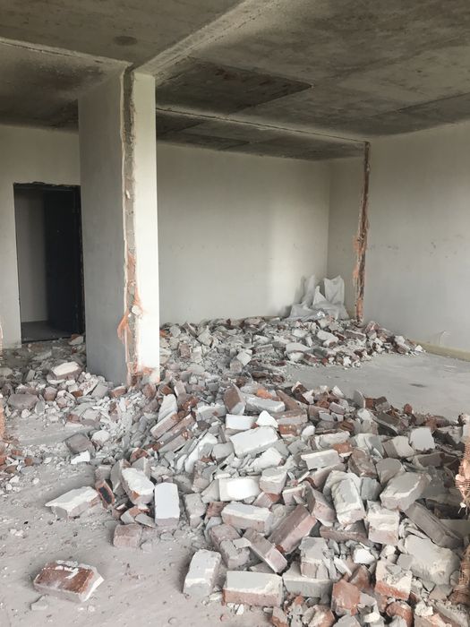 Демонтаж стін,стяжки,плитки,бетону,будівель,вантажники, вивіз сміття