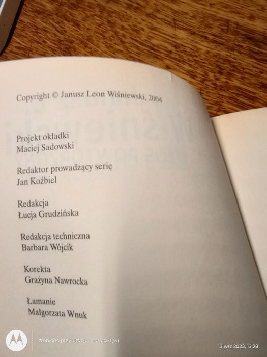 Los powtórzony. Janusz L. Wiśniewski
