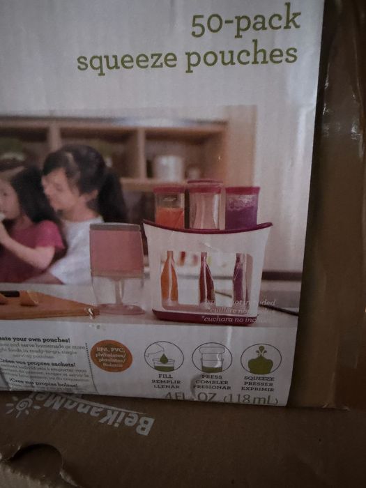Máquina de encher fruta para bebés