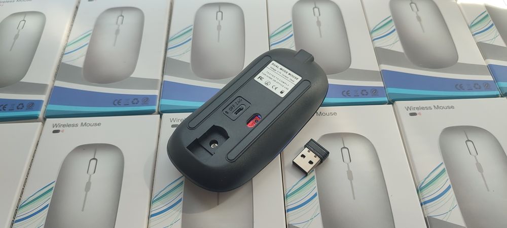 Мишка безпровідна! Bluetooth+2.4G безшумна!