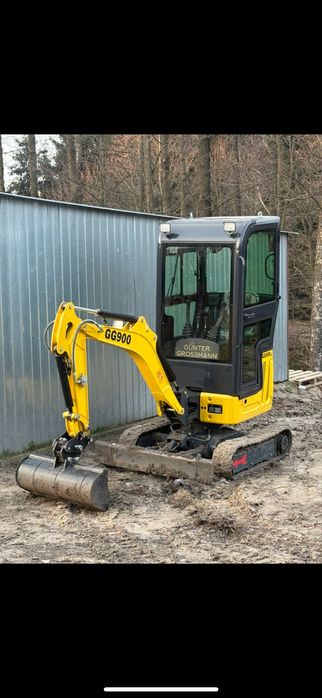 Usługi minikoparka kopanie pod instalacje/ wyrównanie terenu