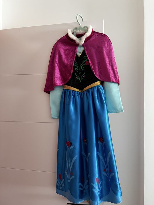 Fato Branca de neve com capa original Disney, 5-6 anos