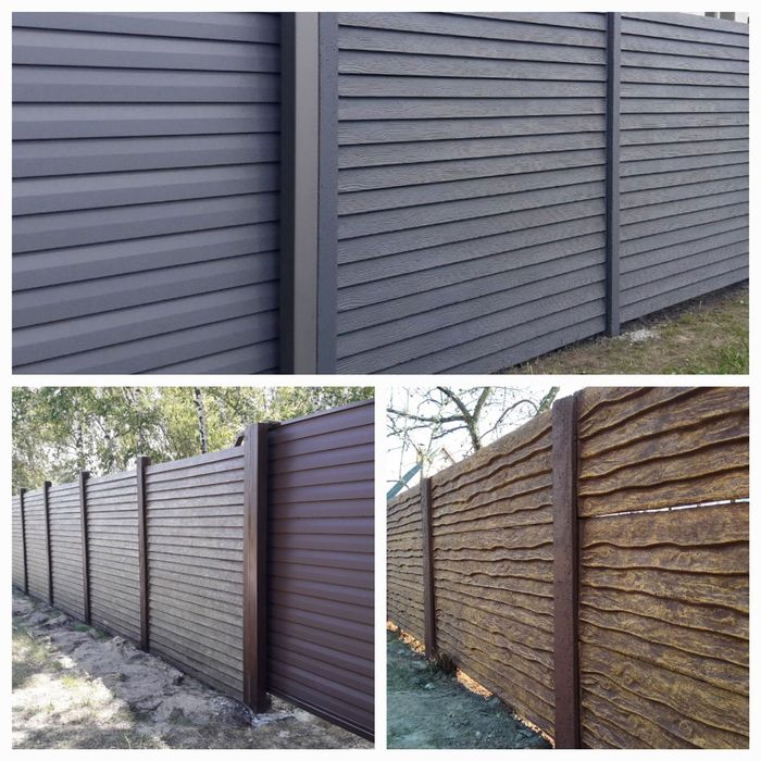 Еврозабор.Бетонная лента под забор.Ворота.Бетонна Пiдмурівка.Фундамент