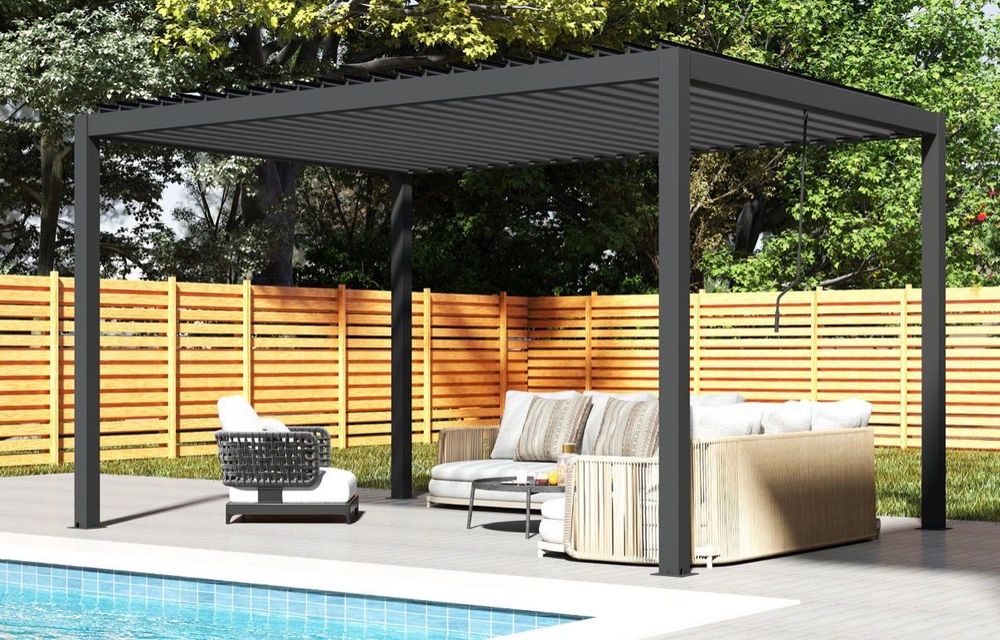 Pergola ogrodowa tarasowa PRIMARY 3x4 Anthracite