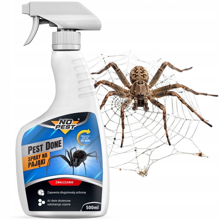 Preparat, środek, spray na pająki No Pest® Pest Done. Areozol 500ml