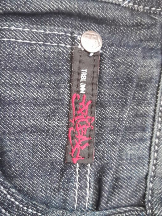 Spodnie młodzieżowe Tribal Hiphopowe Denim