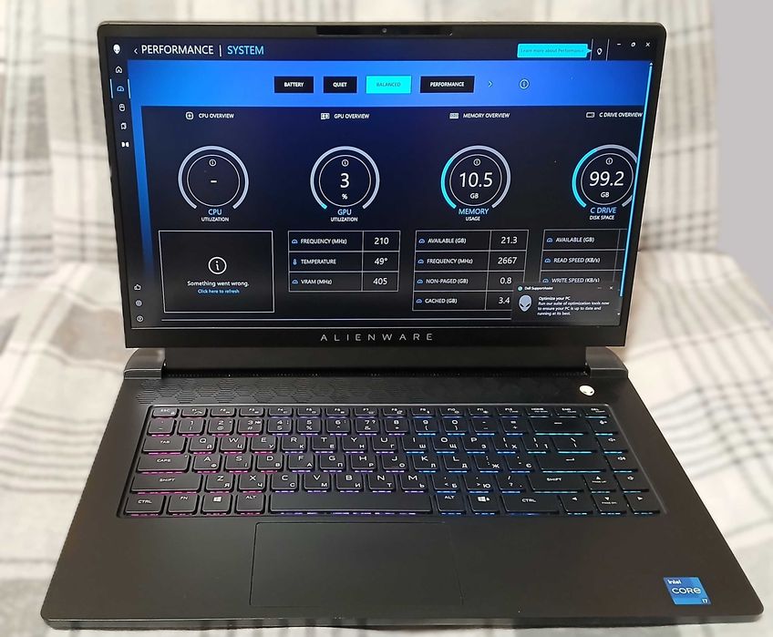 Ігровий ноутбук Dell Alienware m15 R6 (2021) | i7-11800H | RTX 3060 | 32GB RAM