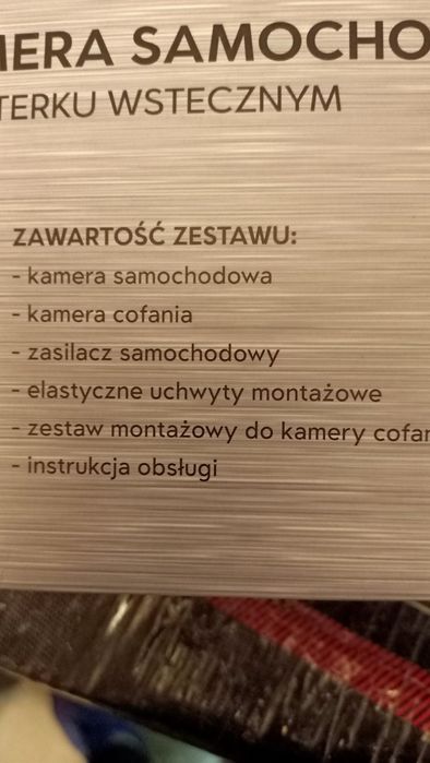 Wideorejestrator Kamera samochodowa, cofania