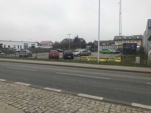 Plac utwardzony pod działalność uzbrojona woda prąd