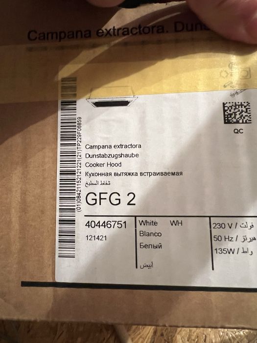 Okap kuchenny podszafkowy TEKA GFG2