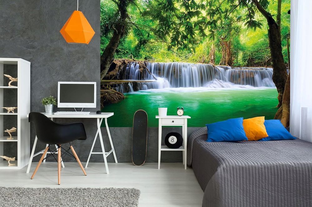 Great Art Fototapeta natura wodospad 210 x 140 cm