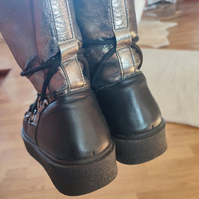 Шкіряні сапожки зима-весна