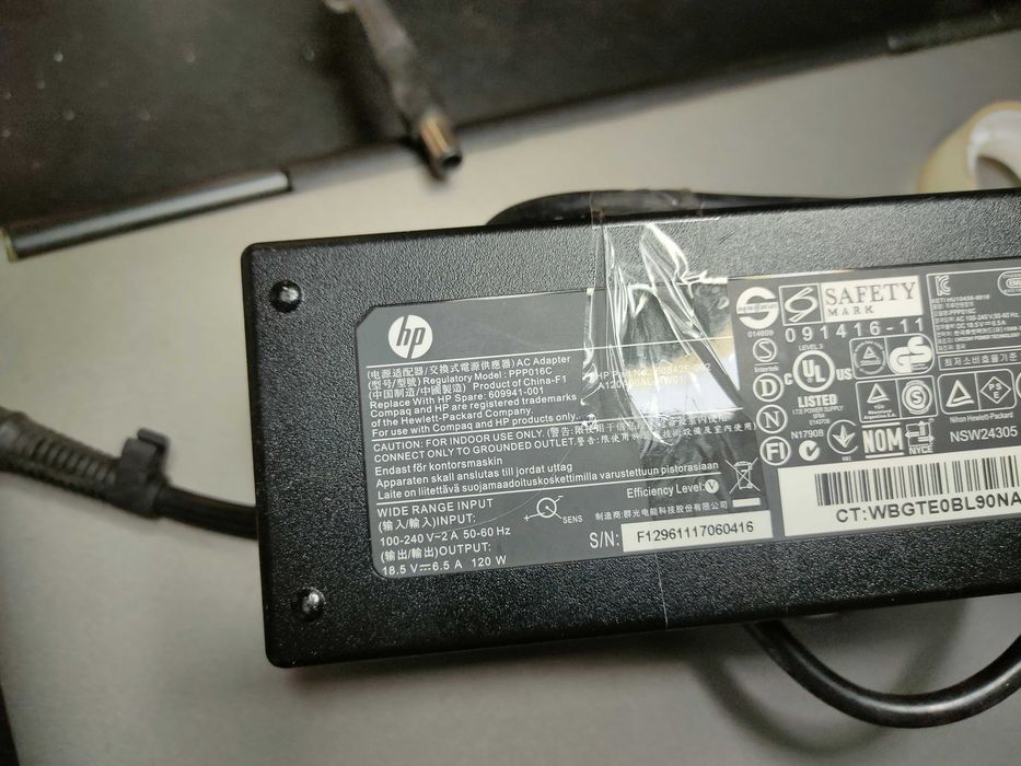Carregador HP/Compaq/Dell 120w - ponta 7.4*5.0