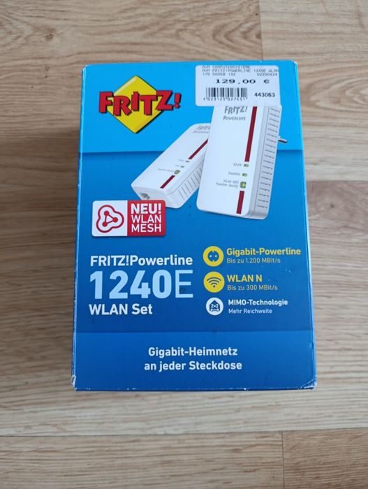 FRITZ!Powerline 1240E WLAN Set