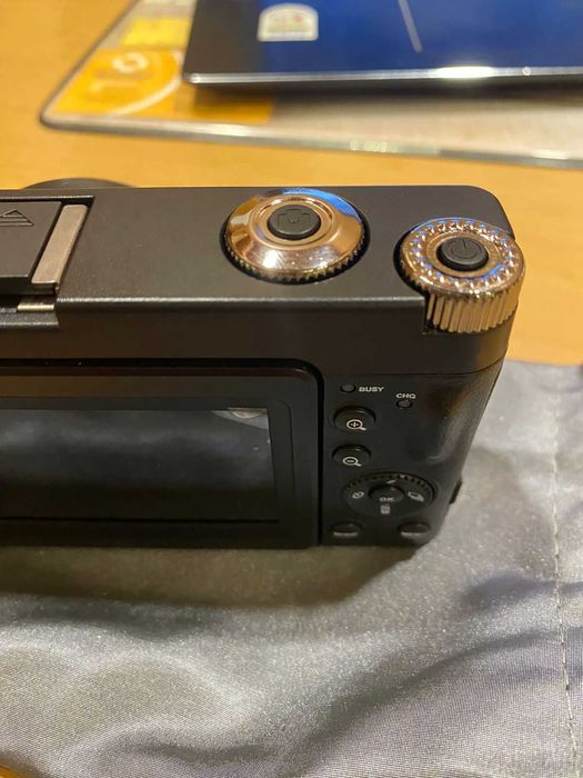 Câmera Refletiva Digital com macro lente -Nova