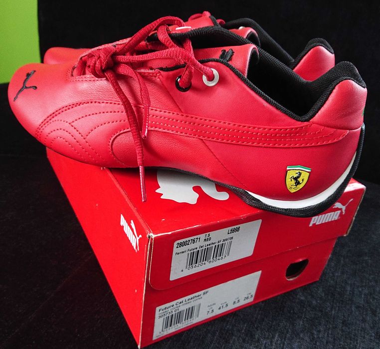 Buty Puma Future Cat Leather SF 305735 Rosso Corsa rozm. 41,5 (26,5cm)
