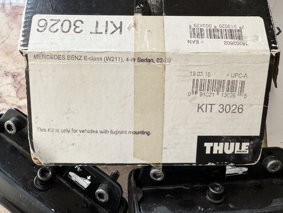 Kit de Fixação Thule XT 3026 (Mercedes W211 e outros) – Como Novo