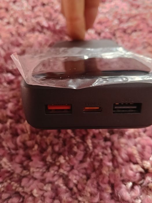 Powerbank 20000 mAh nova preta