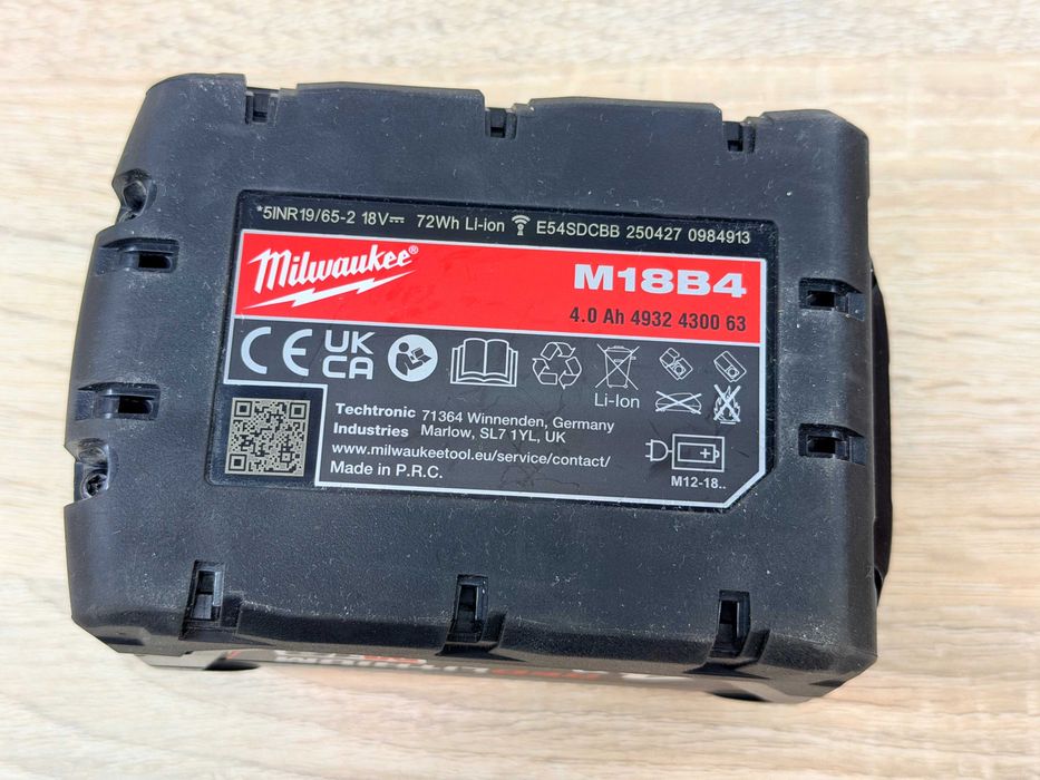 Akumulator Milwaukee M18 4 Ah - Bardzo dobry stan