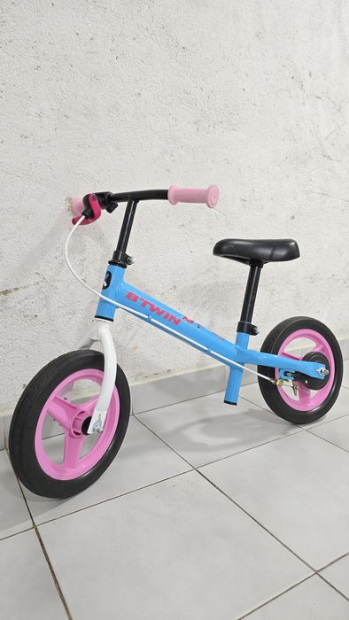 Bicicleta criança BTwin Runride 500 rosa
