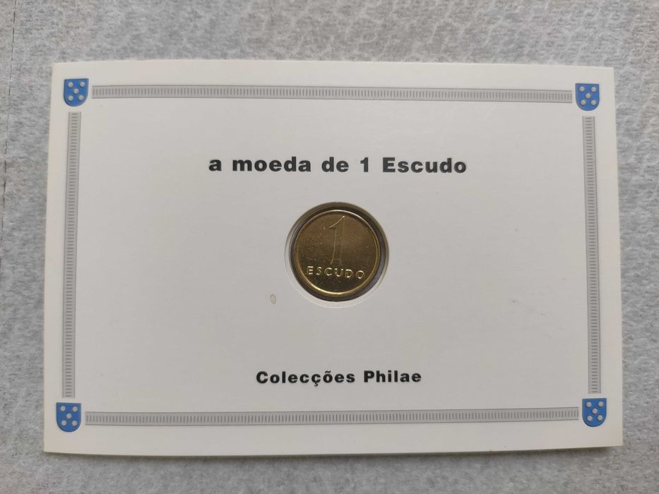 Última moeda do escudo 1$ - 1985