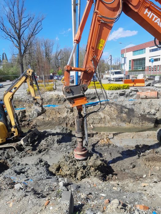 Palowanie pod domem, pale fundamentowe, mikropale palisady pale CFA