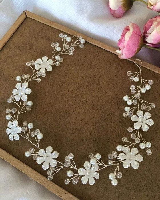 Wianek komunijny / Opaska do włosów (komunia, wesele, ślub)